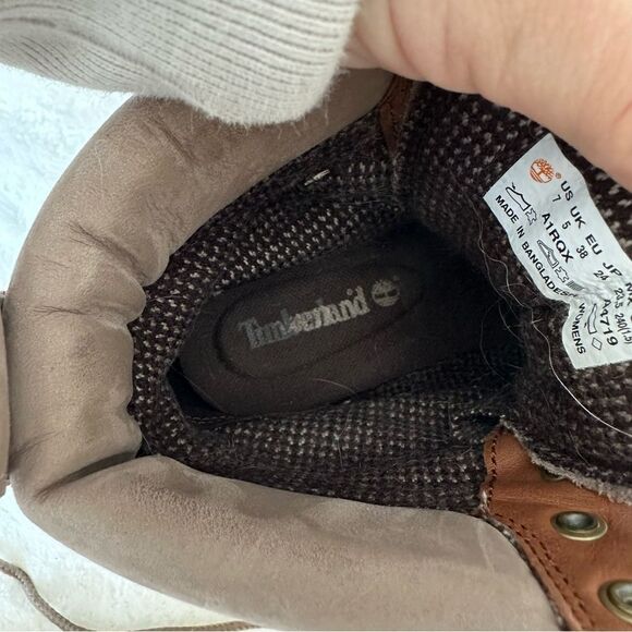 Timberland Women’s Courmayeur Valley Boots Size 7 Taupe - Picture 8 of 9